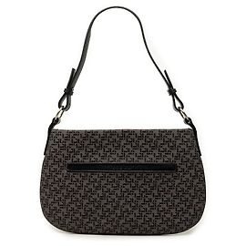 Bolso Hobo LOEWE de lona estampada gris