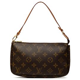 Louis Vuitton Brown Monogram Pochette Accessoires