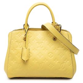 Louis Vuitton Yellow Monogram Empreinte Montaigne BB