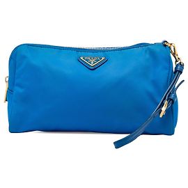 Necessaire Prada em Tessuto azul