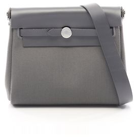 Hermès Sac à épaule Hermes Herbag Zip Mini Ardoise