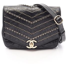 Bolso de hombro Chanel Chevron V-Stitch