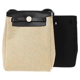 Hermès Herbag Toile and Leather TPM