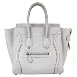 Céline Celine Luggage Grainy Leather Micro
