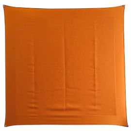 LOUIS VUITTON MONOGRAM LV CARRE 90 CM SEIDENTUCH ORANGE