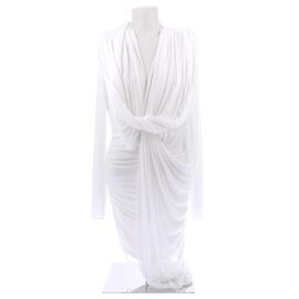 Autre Marque Vestido drapeado branco CHRISTOPHER ESBER