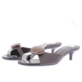 Autre Marque Mules mit kleinem Absatz in Aura-Quarz