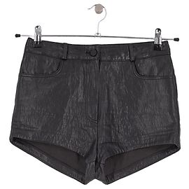 Autre Marque THE FRANKIE SHOP Schwarze Straight-Leg Shorts