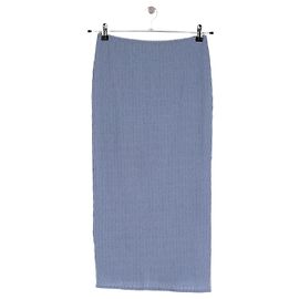 Saia de algodão azul Rouje