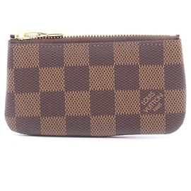 Louis Vuitton Pochette Clé Damier Ebene Coin Purse