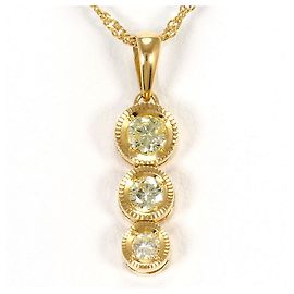 Autre Marque Colar de Ouro Amarelo 18K e Diamantes