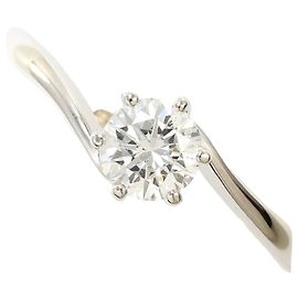 Autre Marque PT900 Platin-Ehering mit Diamant
