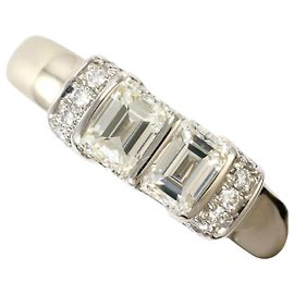 Autre Marque Platin-Diamant-Ehering
