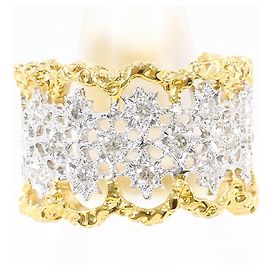 Autre Marque Anello fede con diamanti 18K