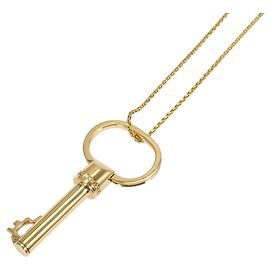 Autre Marque Collana in oro giallo 18K con diamante