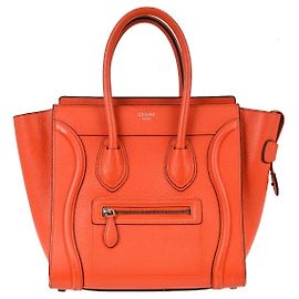 Céline Celine Luggage Grainy Leather Micro