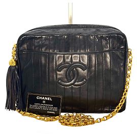 Chanel Mademoiselle Camera Quilted Lambskin Large