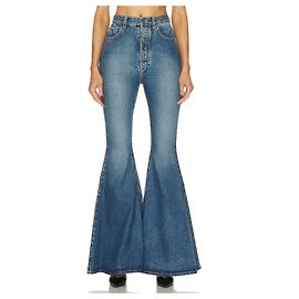 Alaïa Vaqueros de talle alto acampanados