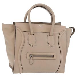 Céline Celine Luggage Smooth Leather Micro