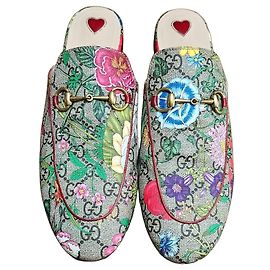 Gucci Princetown Mules stampa floreale