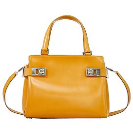 Salvatore Ferragamo Double Gancini Side Buckle Leather Medium