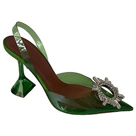 Amina Muaddi Sandali Slingback Begum Verdi