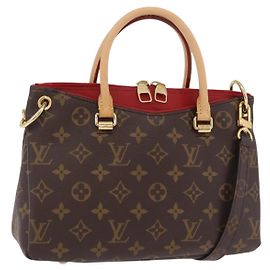 Bolso de mano 2way LOUIS VUITTON Monogram Palas BB M41243 LV Auth ep16308M