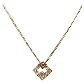 GIVENCHY Halskette Metal Gold Tone Auth ka6503