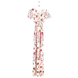 Vestido Ba&Sh ecru em viscose