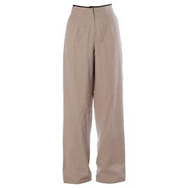 Jean Paul Gaultier Femme Calças de Alfaiataria Wide-Leg de Cintura Alta