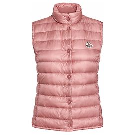 Moncler, gilet in piumino trapuntato Liane rosa