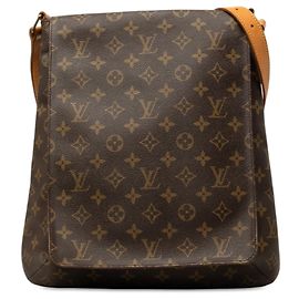 Louis Vuitton Monogram Musette Salsa GM Crossbody Bag Braun