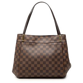 Bolso de hombro Louis Vuitton Damier Ebene Marylebone PM Marrón