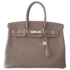 Bolso Hermès Birkin 35 Etoupe
