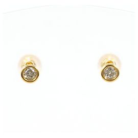 Autre Marque Diamant-Stecker aus 18K Gelbgold