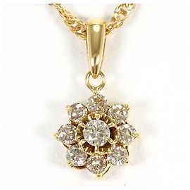 Autre Marque 18K Goldkette mit Diamant