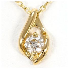Autre Marque Halskette aus 18K Gelbgold mit Diamant
