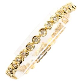 Autre Marque Pulseira de berloques em ouro amarelo 18K com diamantes