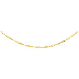 Autre Marque Halskette aus 24K Gelbgold