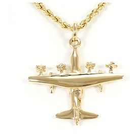 Autre Marque Collier en or jaune 14K