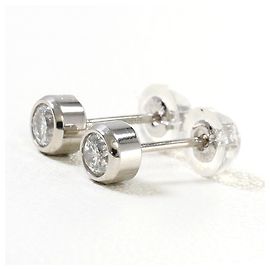 Autre Marque PT900 Platin-Stecker mit Diamanten