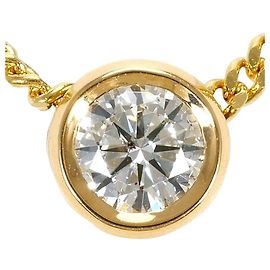 Autre Marque Collana in oro giallo 18K con diamante