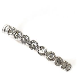 Autre Marque Anillo alianza elegante en oro blanco 18K con diamante