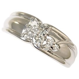 Autre Marque PT900 Platin-Ehering mit Diamant