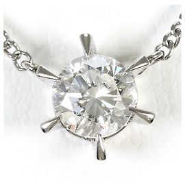 Autre Marque Colar de platina PT850 com diamante