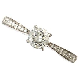 Autre Marque Eleganter Ehering aus 18K Weißgold mit Diamanten