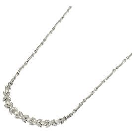 Autre Marque Collana in oro bianco 18K e diamanti