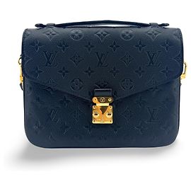 Louis Vuitton Pochette Metis Monogram Empreinte Leather East West