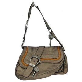 Christian Dior Vintage Gaucho Double Saddle Leather Small