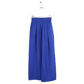 Autre Marque Pantalones Molli de lana azul XS